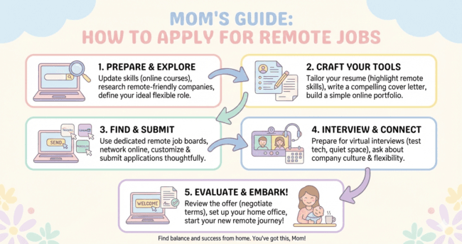 Step by step guide to legitimate work from home jobs for stay at home moms