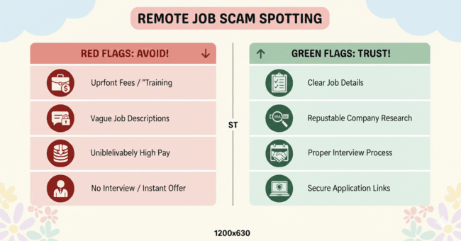 How to spot legitimate work from home jobs for stay at home moms