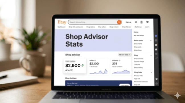 real etsy digital products earnings screenshot 2026