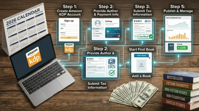 amazon kdp sign up 2026 usa
