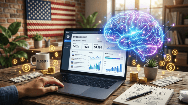 how to start a profitable blog in 2026 USA with AI tools