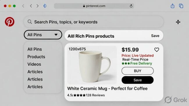 rich pins pinterest 2026