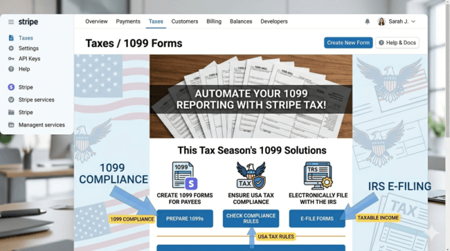 substack taxes USA 2026 Stripe 1099