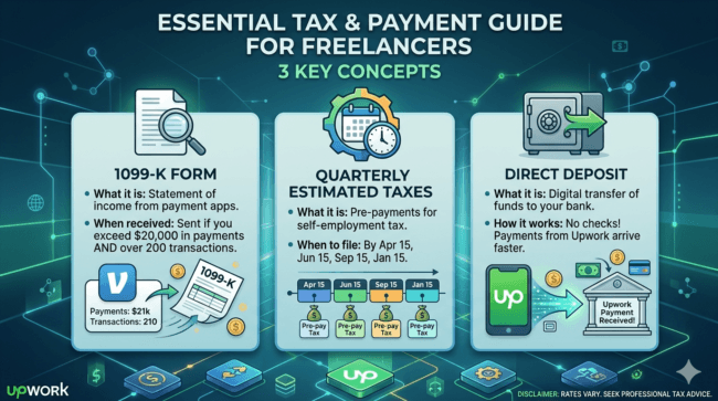 USA freelancer taxes Upwork 2026