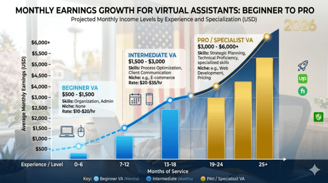 high paying virtual assistant jobs USA no experience