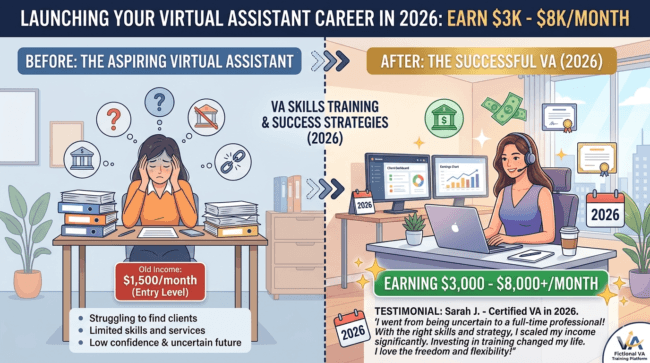 earn $3K–$8K month virtual assistant 2026