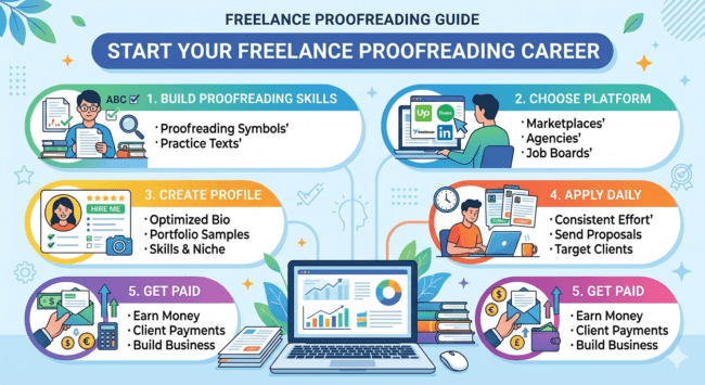 How to start proofreading jobs online 2026 USA