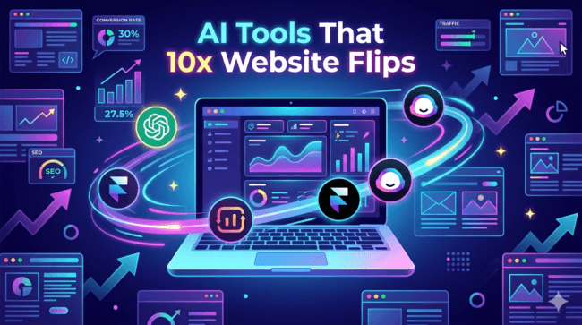 ai tools for website flipping 2026