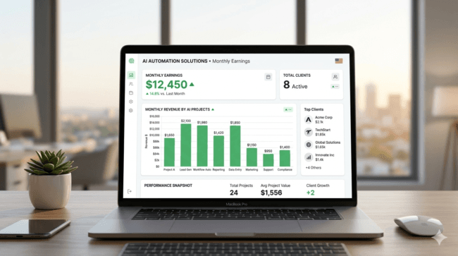 Earnings dashboard