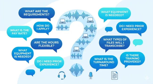 Frequently asked questions about transcription jobs 2026