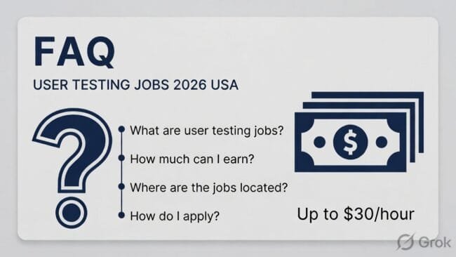 faq user testing jobs 2026 USA