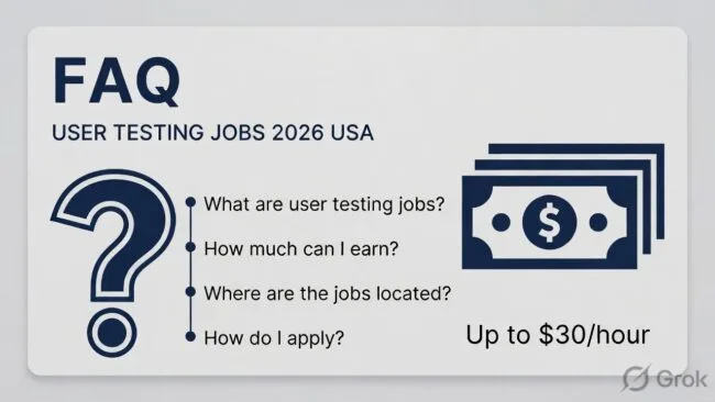 faq user testing jobs 2026 USA