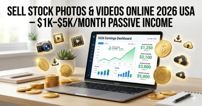 how to sell stock photos online 2026 USA