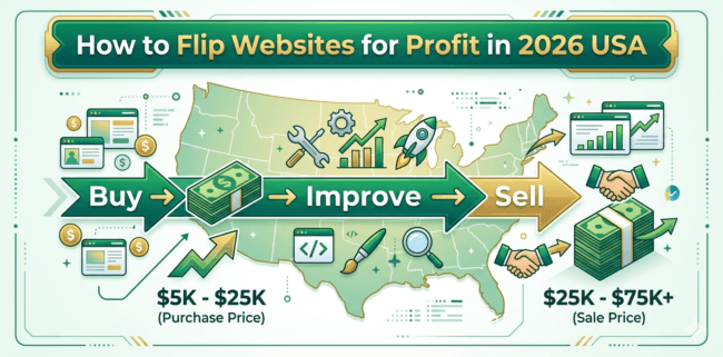 website flipping profit 2026 USA featured image