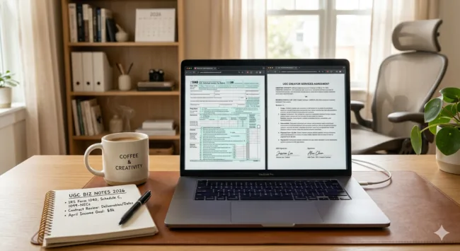 legal requirements UGC creator business USA
