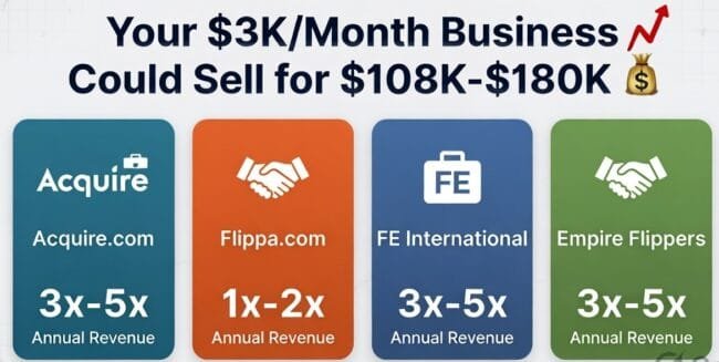 Where to sell your micro SaaS business in 2026 — Acquire.com Flippa FE International