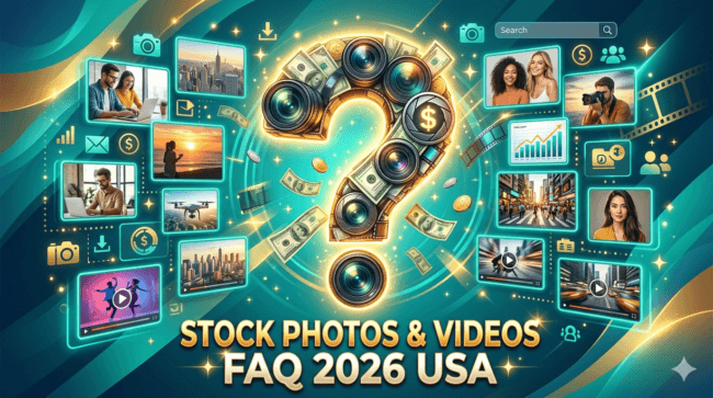 stock photography FAQ 2026 USA