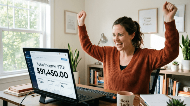 Real success story virtual bookkeeper earning 100k from home USA