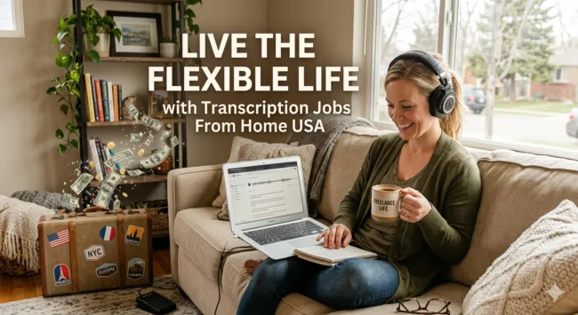 Work from home lifestyle remote transcription jobs USA