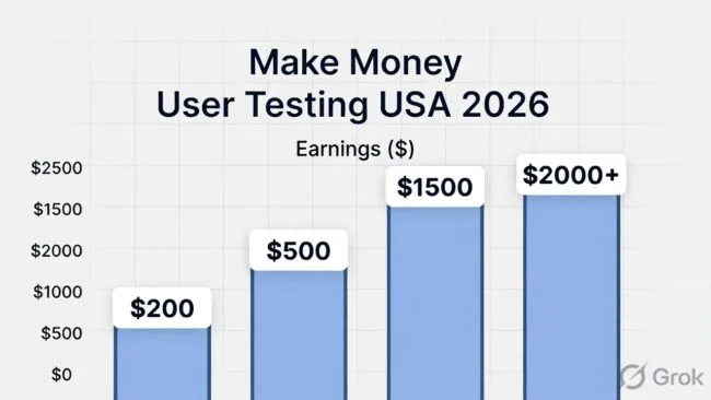 make money user testing USA 2026