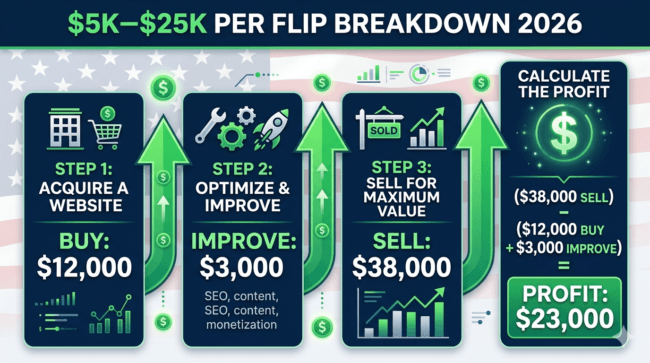 website flipping profit calculator 2026