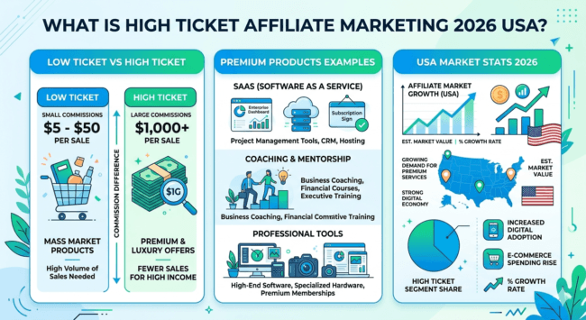 Earn $10K–$30K/Month with High Ticket Affiliate Marketing 2026 USA