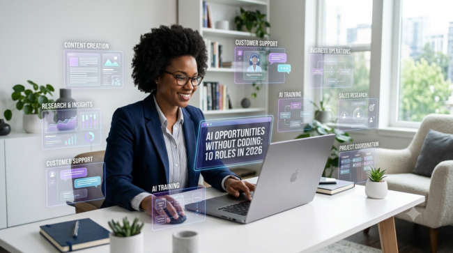 AI jobs without coding for beginners in 2026