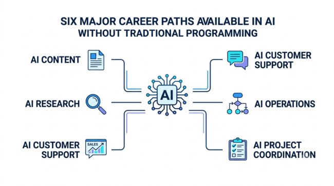 non coding AI jobs and remote AI career paths